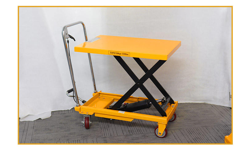 手動液壓升降平臺車2