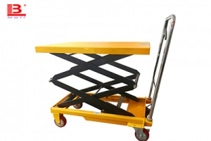 液壓平臺(tái)車(chē)的使用應(yīng)有哪些注意事項(xiàng)?