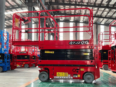 天津新牛盾電動升降平臺車多少錢一臺？